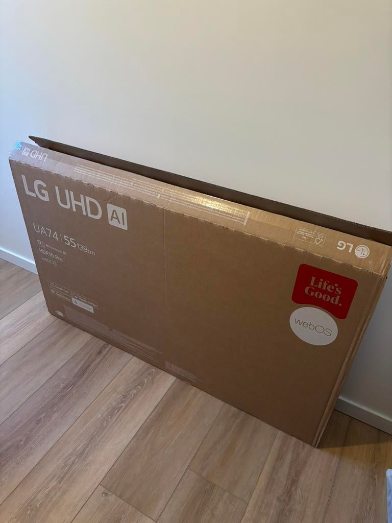 LG uhd tv 55 inch nieuw, Audio, Tv en Foto, Televisies, Ophalen, Nieuw, 120 Hz, 100 cm of meer