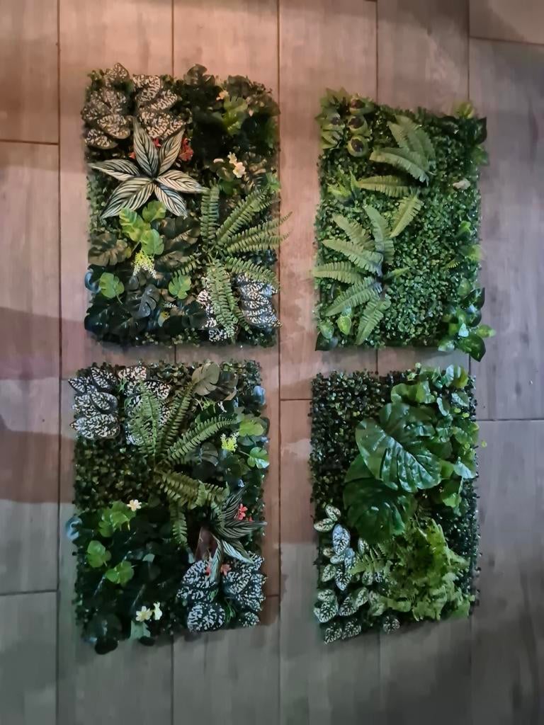 Achterwanden en terrarium, Ophalen