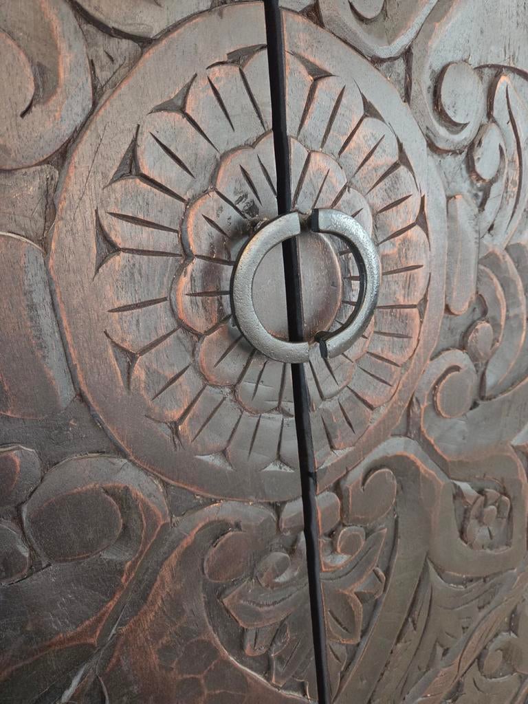 Indische handgemaakte mango houten kast, Ophalen