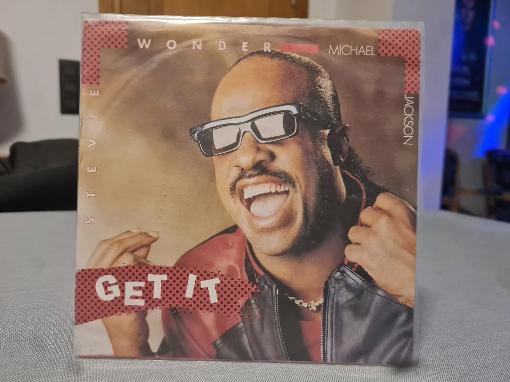 single, Get it Stevie wonder and Michael Jackson, Single, Utilisé, 7 pouces, R&B et Soul
