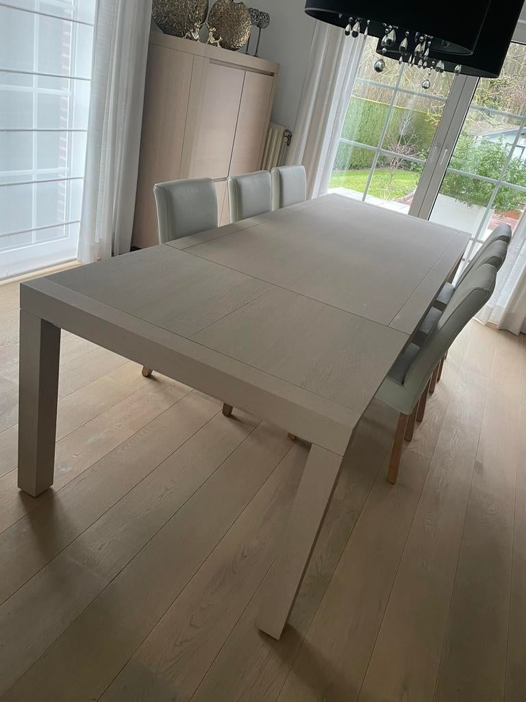 Volledig eetplaats, Huis en Inrichting, Tafels | Eettafels, Ophalen, Zo goed als nieuw