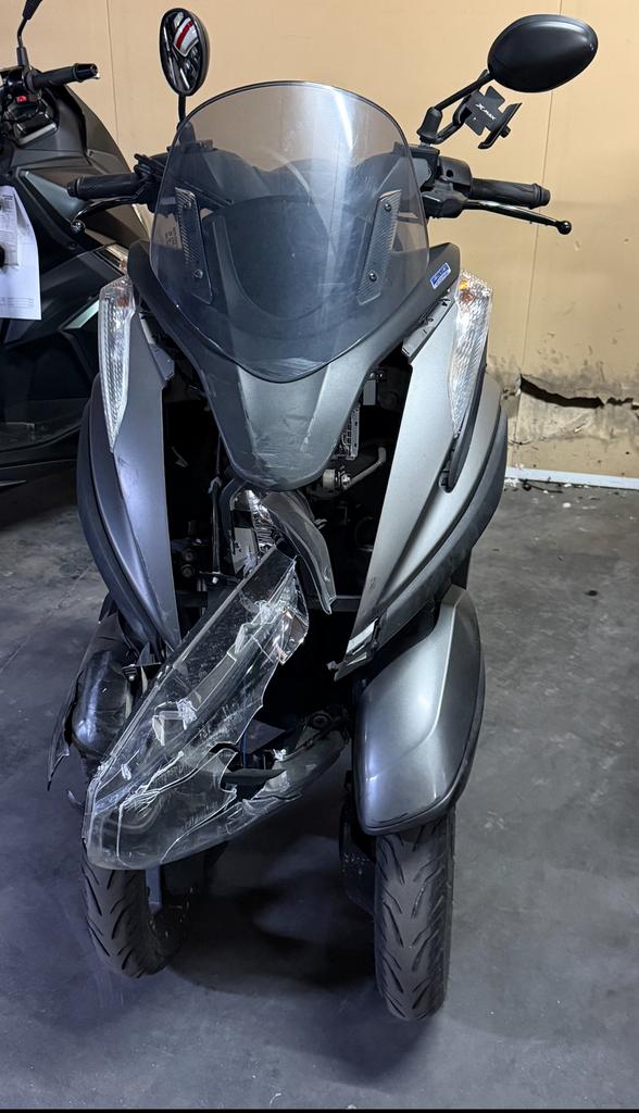 Accident de moto Yamaha Tricity 125cc, Particulier