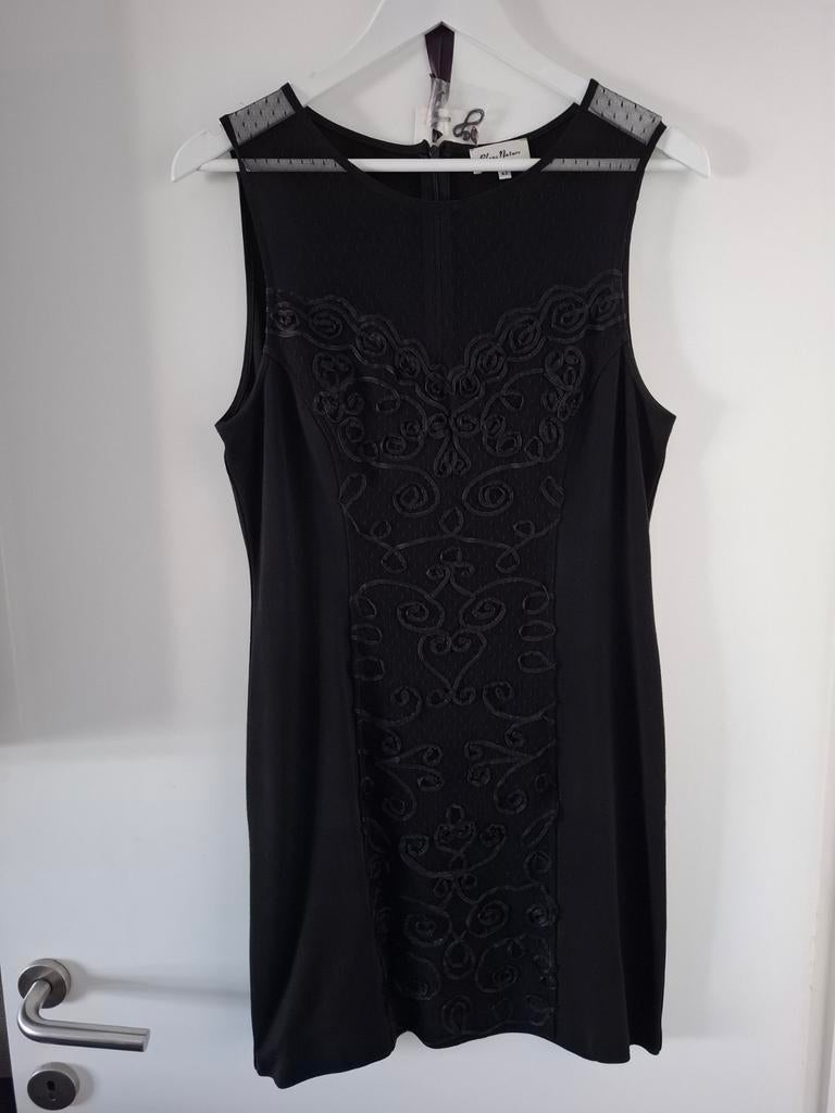 Zwart kleedje Blanc Nature, Kleding | Dames, Ophalen of Verzenden, Zo goed als nieuw, Maat 42/44 (L), Zwart