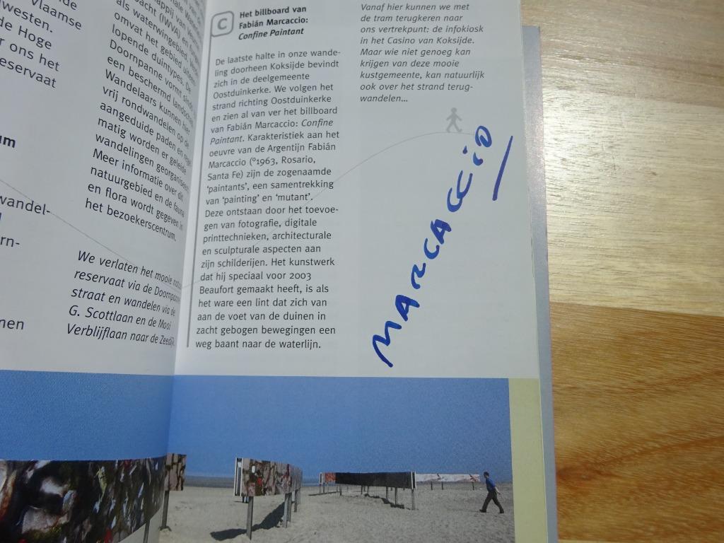 Beaufort 2003, Wandelgids / signatuur Sweetlove - signed by, Ophalen of Verzenden, Zo goed als nieuw, Schilder- en Tekenkunst