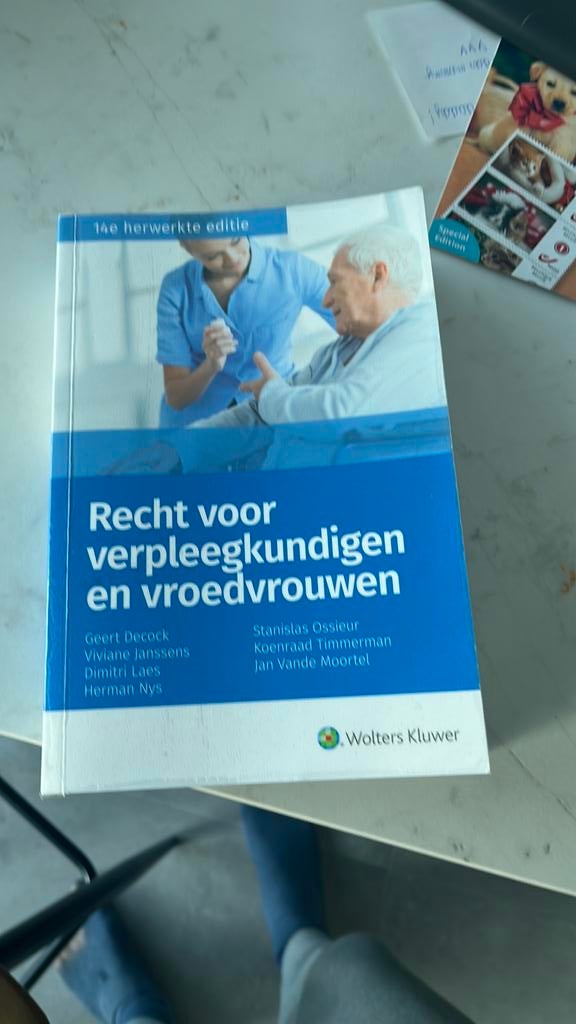 Recht voor verpleegkundigen en vroedvrouwen 2019, Ophalen