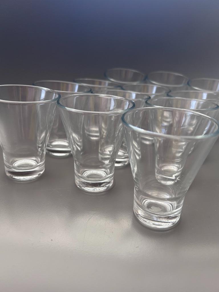 Verrines Bormioli Rocco (lot de 12), Maison & Meubles, Enlèvement, Utilisé, Verre, Autres types