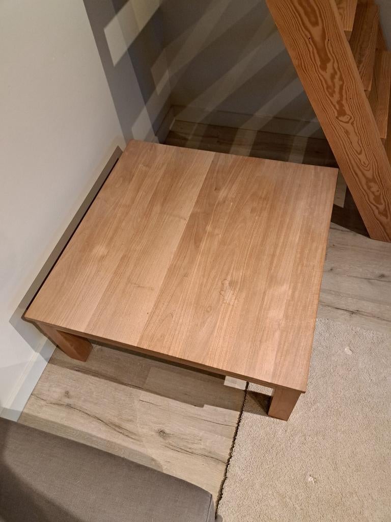 Teakhouten salontafel, Huis en Inrichting, Ophalen, Gebruikt, Minder dan 50 cm, 100 tot 150 cm