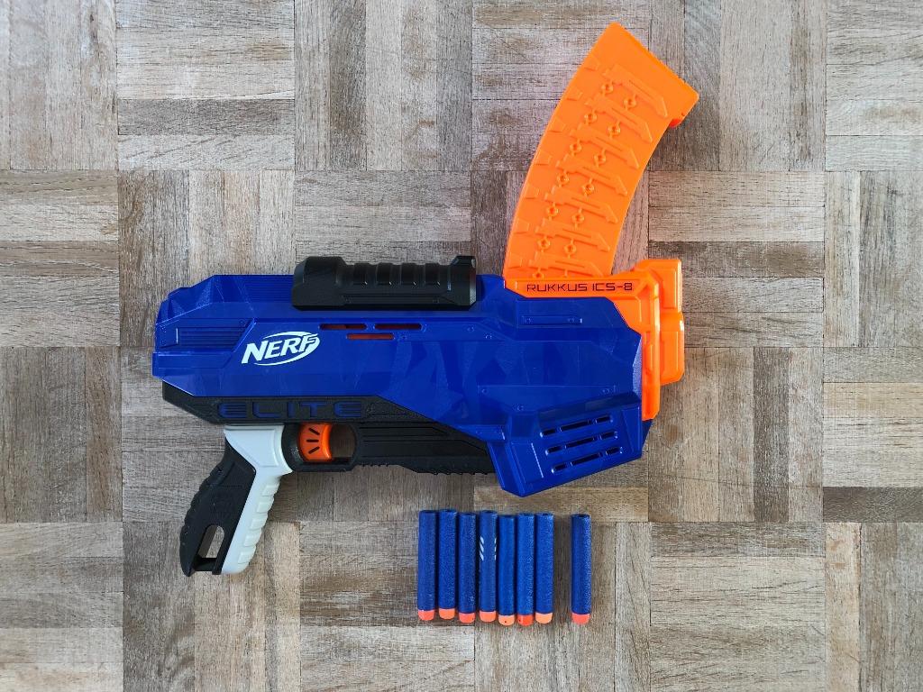 Nerf Elite Rukkus ICS 8 - Cartouches comprises, Ophalen, Gebruikt