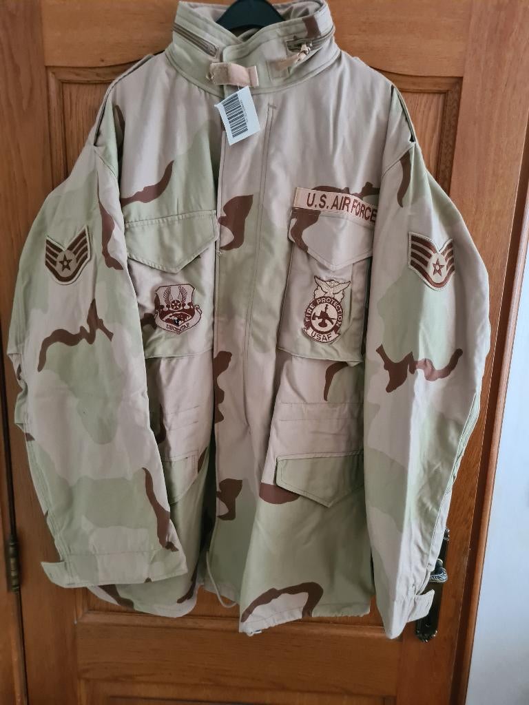 Veste de camouflage USA Dessert XL/L, Collections, Enlèvement ou Envoi, Armée de terre, Vêtements ou Chaussures