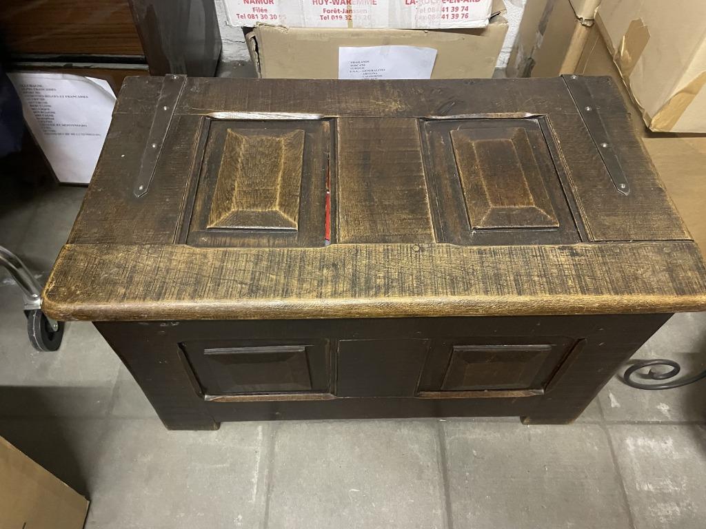 Coffre de rangement en chêne massif, Moins de 50 cm, 50 à 100 cm, Enlèvement, Utilisé