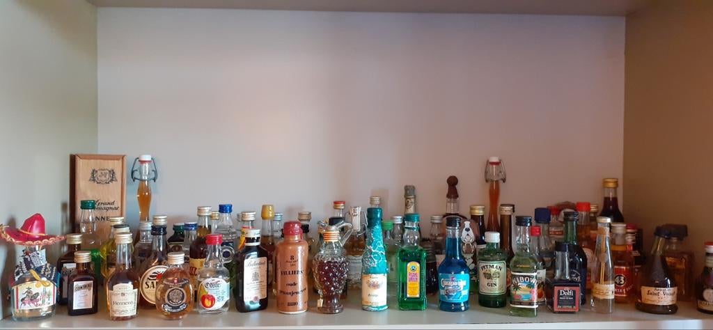 Bouteilles miniatures,  mignonettes, Collections, Enlèvement