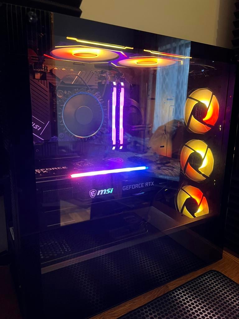 MSI Gaming pc - RTX 3080, Ophalen, Zo goed als nieuw, Gaming, SSD