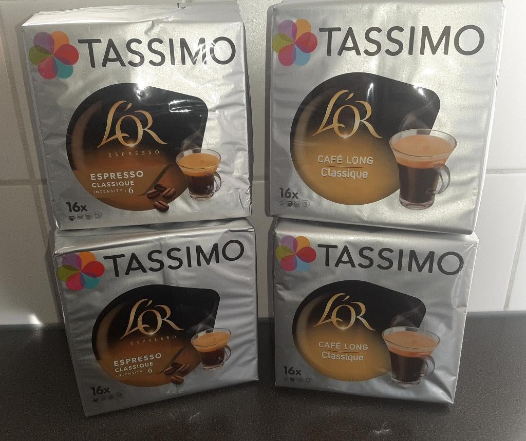 L'or koffiecapsules - Tassimo 16 doses, Elektronische apparatuur, Koffiepads en cups, Espresso apparaat, Nieuw, Ophalen of Verzenden