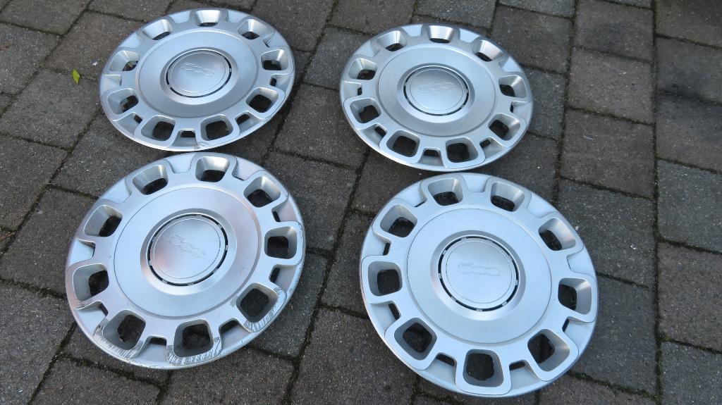 Fiat 500 wieldeksels, Ophalen of Verzenden, Gebruikt