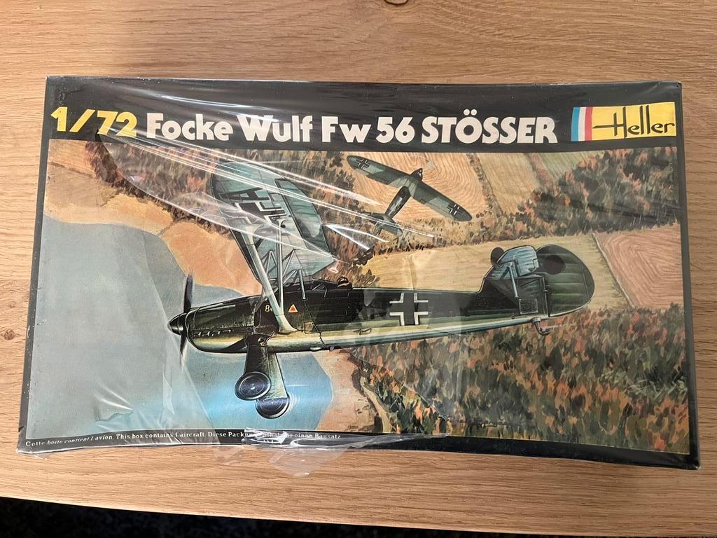 HELLER 1/72 Focke Wulf Fw 56 STÖSSER, 1:72 tot 1:144, Nieuw, Ophalen of Verzenden, Vliegtuig