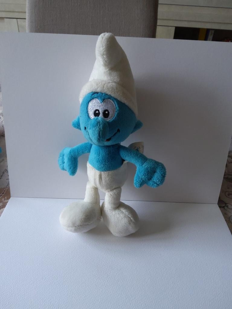 Peluche Schtroumpf Normal, Collections, Enlèvement ou Envoi, Comme neuf