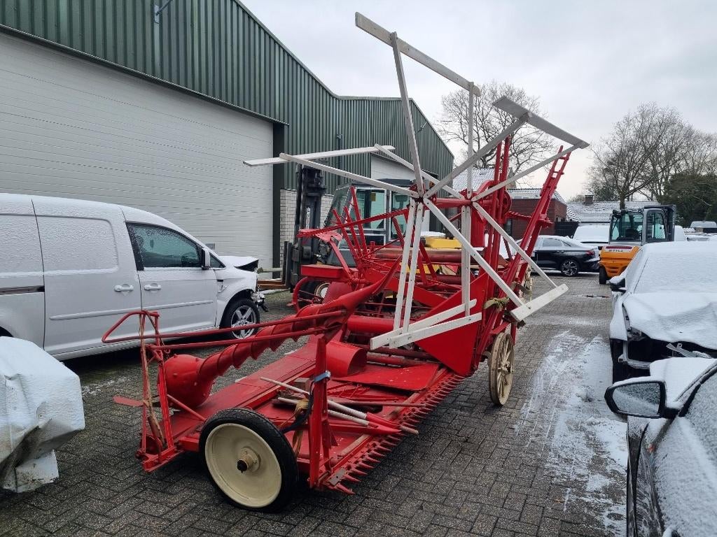 Fahr getrokken maaidorser combine, Ophalen, Akkerbouw, Oogstmachine