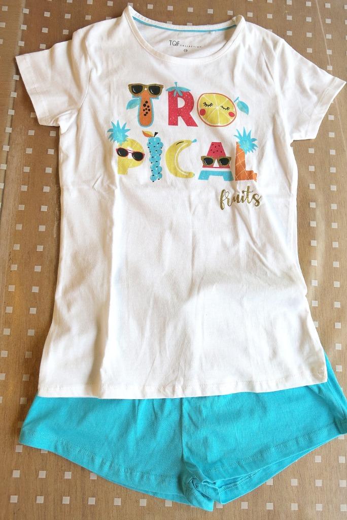 Pyjama tropical, 12 ans (152), neuf, Neuf, TQF Collection, Enlèvement ou Envoi, Vêtements de nuit ou Sous-vêtements