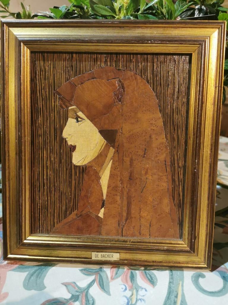 Mooi kunstwerkje van Carlo De Backer, Ophalen of Verzenden, Zo goed als nieuw, Hout