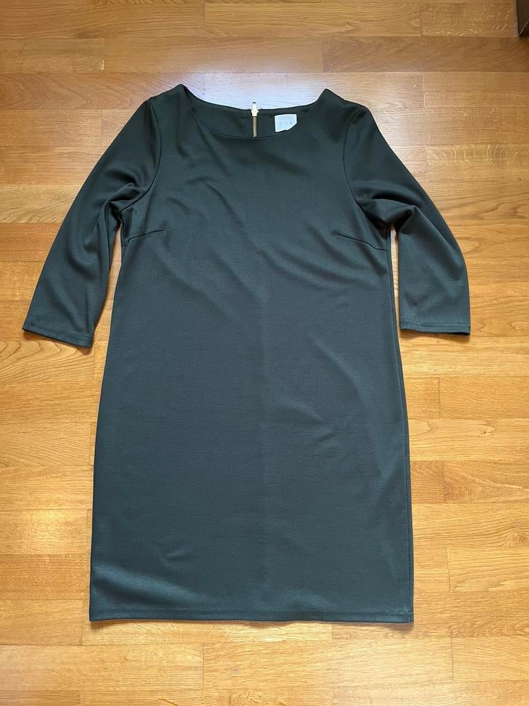 Groen kleedje Vila maat 40, Enlèvement ou Envoi, Taille 38/40 (M), Vert