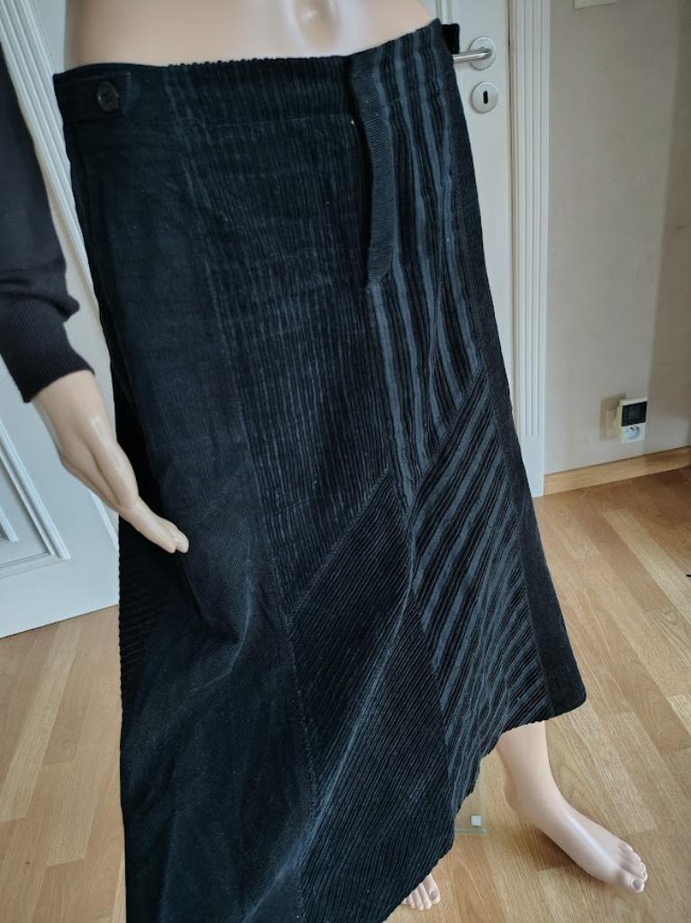 vintage floeren rok, Maat 38/40 (M), Zwart, Ophalen of Verzenden, Zo goed als nieuw