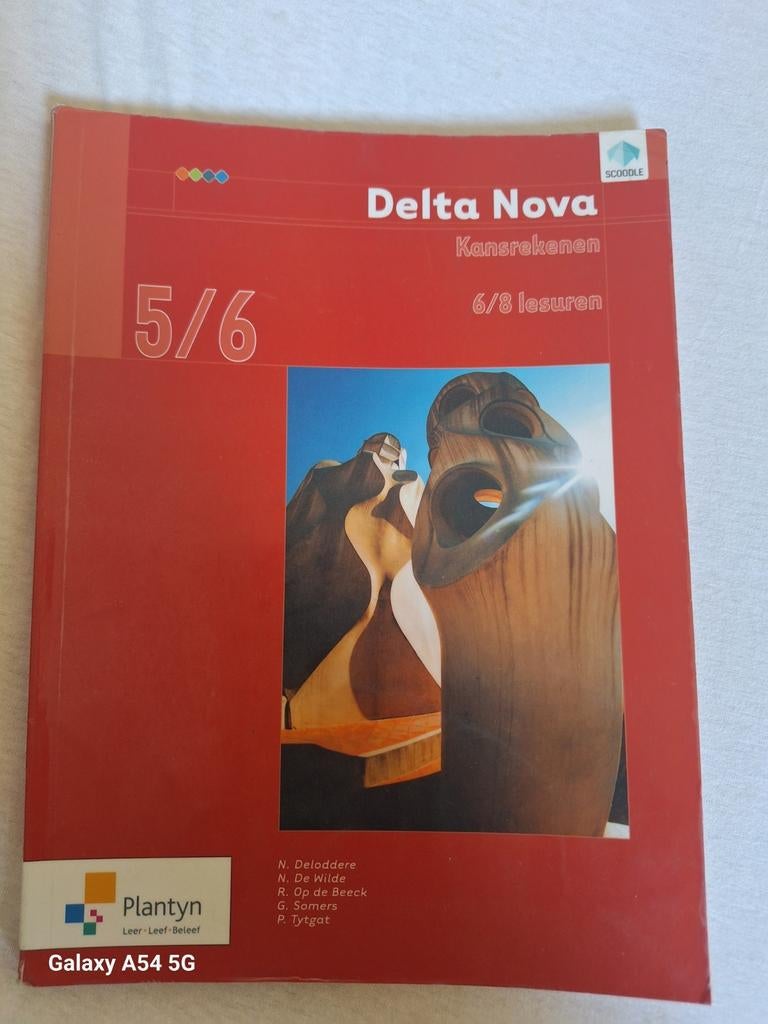 Delta Nova 5/6 Kansrekenen (6/8u) - wiskunde, Boeken, ASO, Wiskunde A, Plantyn, Ophalen