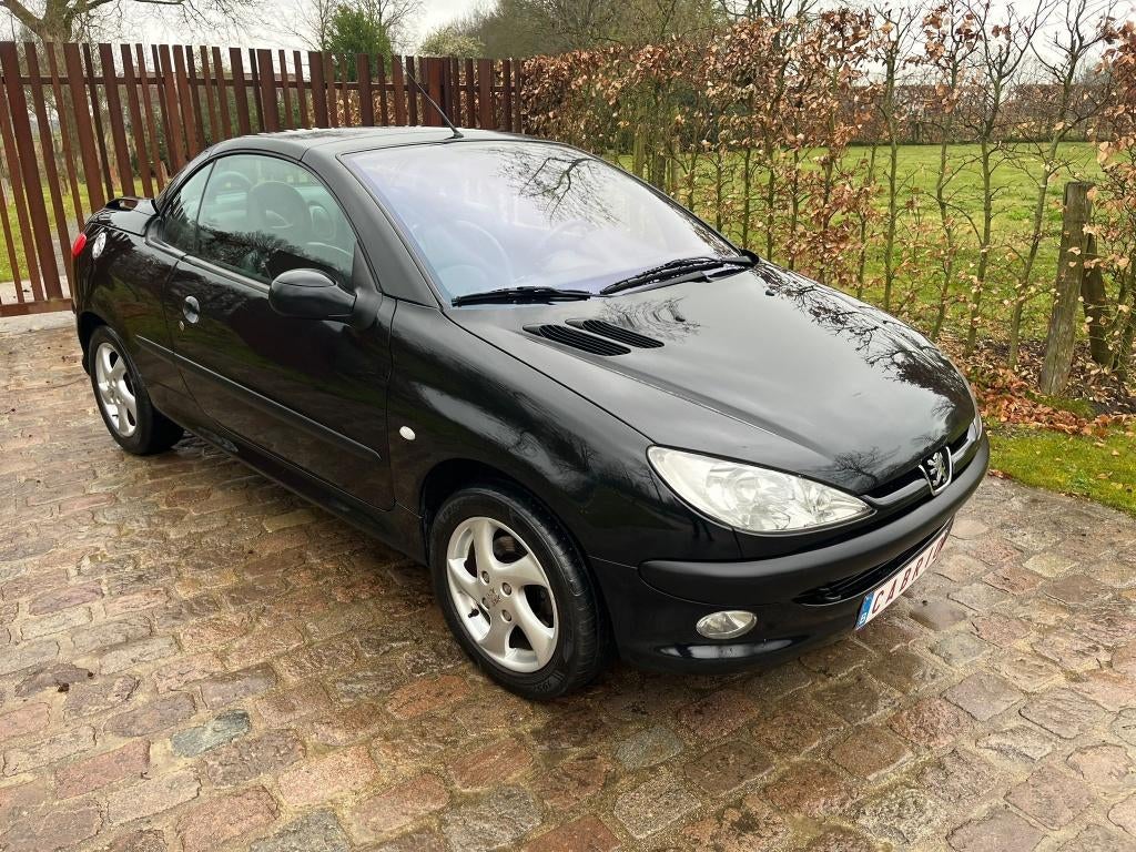 Peugeot 206 CC 1.6i 16v / 207.370 km / benzine, Autos, Peugeot, Cuir, Achat, Rétroviseurs électriques, Entreprise