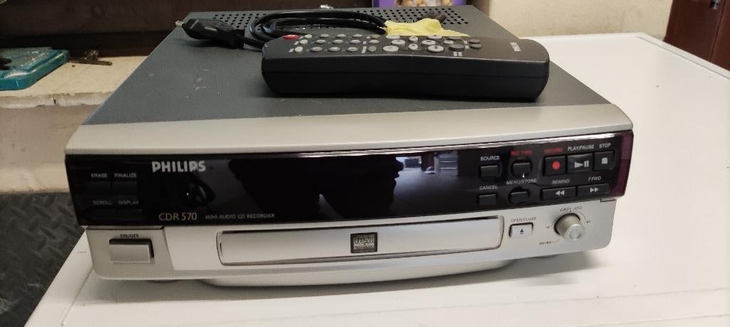 Audio-cd-recorder van Philips, Ophalen