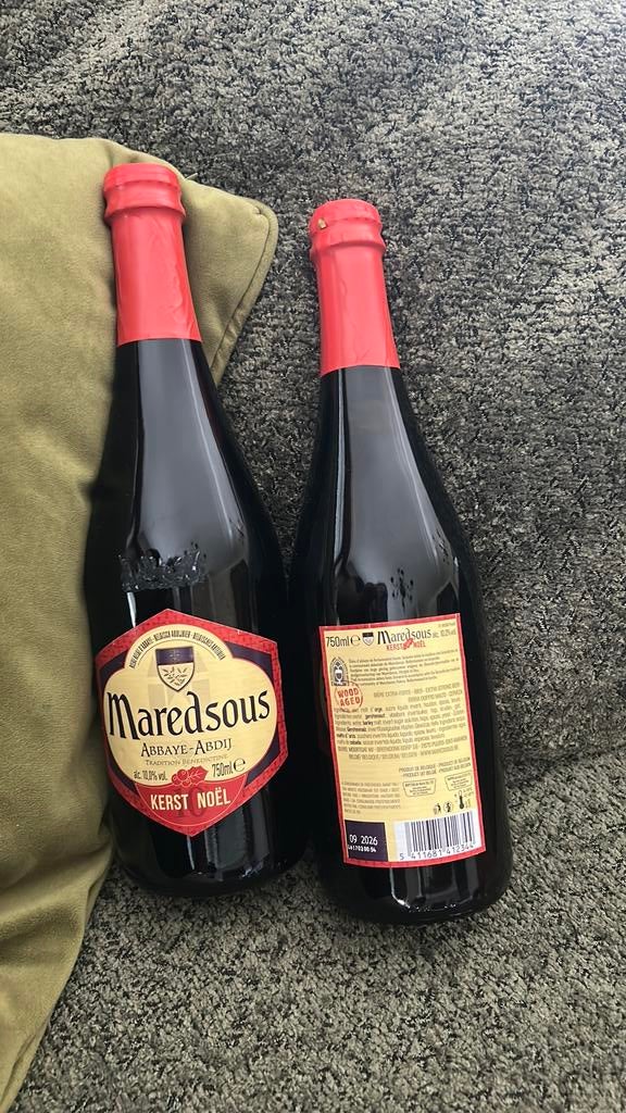 Maredsous bier 750ml, Verzamelen, Biermerken, Ophalen, Nieuw