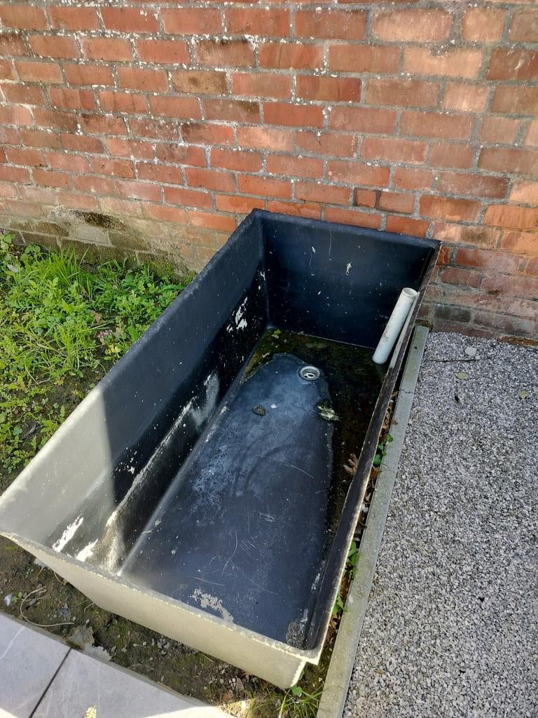 Vijverbak uit polyester, Ophalen