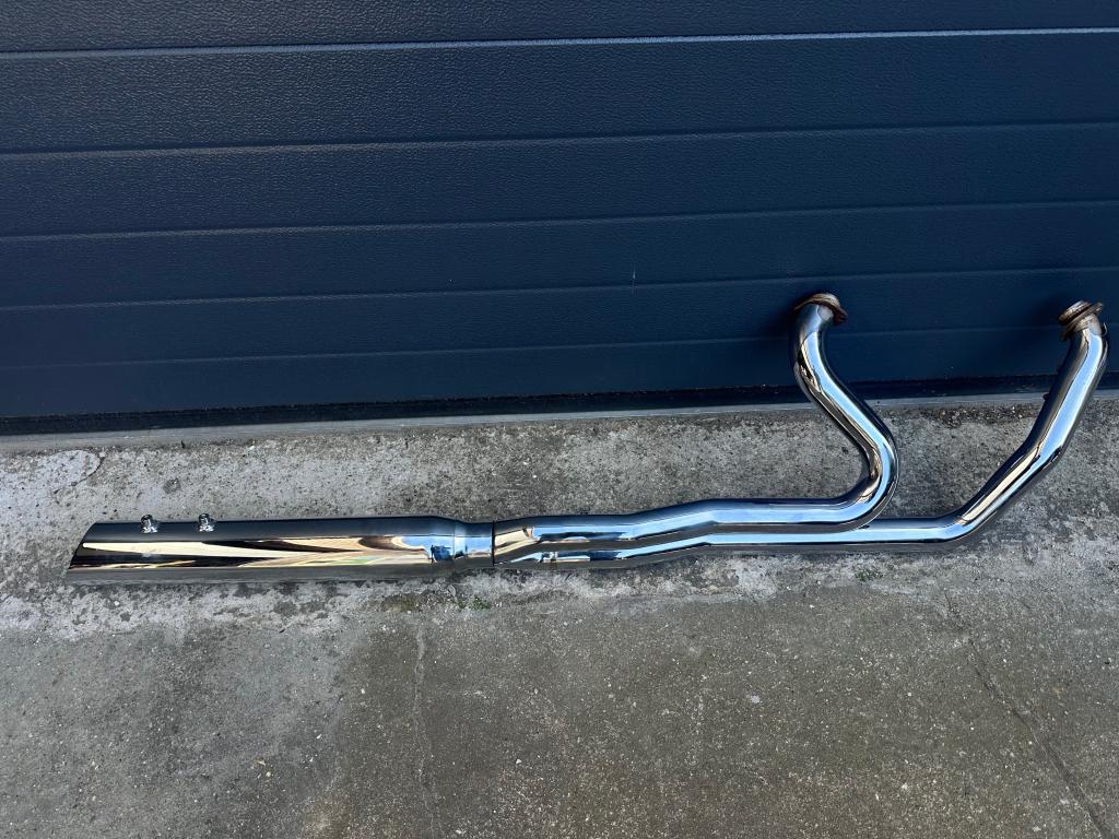 2 in 1 uitlaat touring bj  09-17, Motoren, Onderdelen | Harley-Davidson, Niet ingevuld, Gebruikt, Niet ingevuld, Ophalen of Verzenden