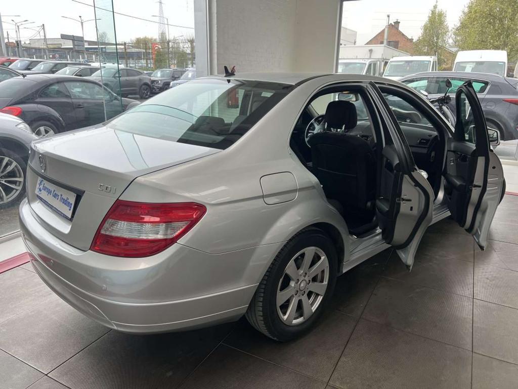 Mercedes-Benz C-Klasse 200 200D 200 d CLIM AUTO GAR 12M, Auto's, 100 kW, Stof, Gebruikt, Zwart
