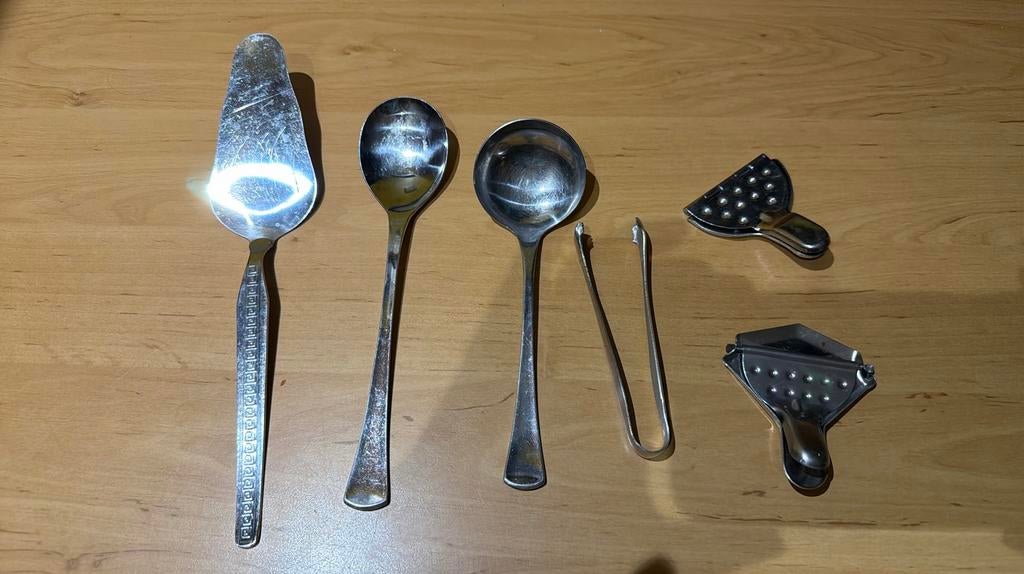 Divers bestek van roestvrij staal, Ophalen of Verzenden, Gebruikt