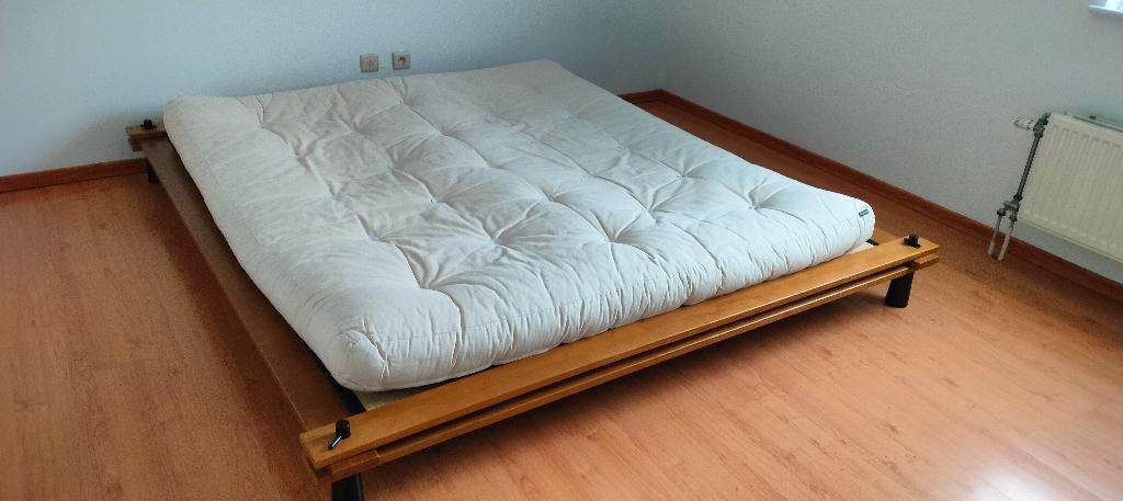 Lit Futon Design modèle Satesan, Maison & Meubles, Brun, Enlèvement, Utilisé, Japanse Futon