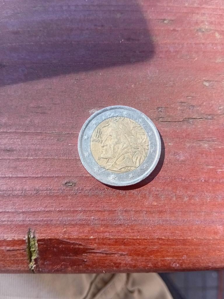 2 euro munt italie 2002, Postzegels en Munten, Ophalen of Verzenden, 2 euro