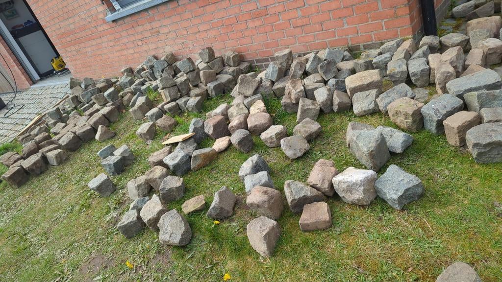 Vierkante kasseien gezocht, Tuin en Terras, Ophalen