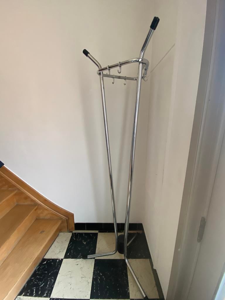 Porte manteau chromé vintage, Enlèvement, Comme neuf