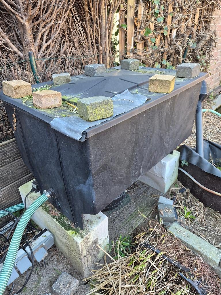 doorstroomfilter vijver, Enlèvement, Utilisé, Plateau d'étang