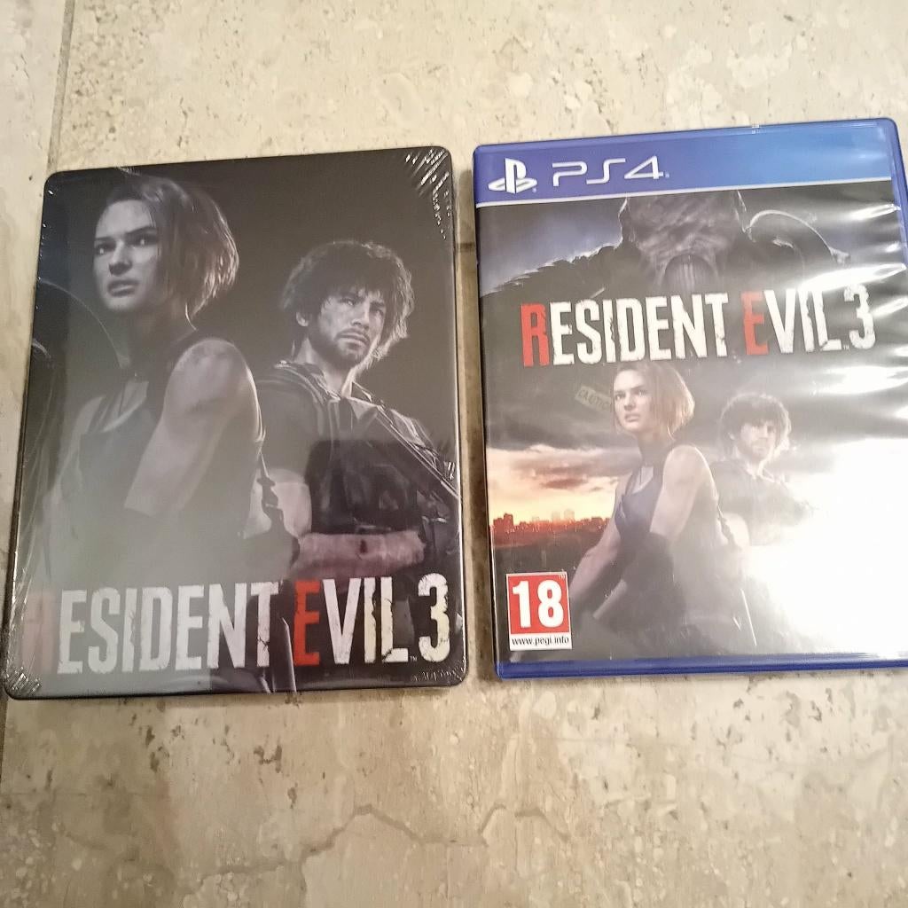 Resident Evil 3 , Game and Steelbook voor Ps4 / Ps5, Consoles de jeu & Jeux vidéo, 1 joueur, Comme neuf, Enlèvement, Autres genres