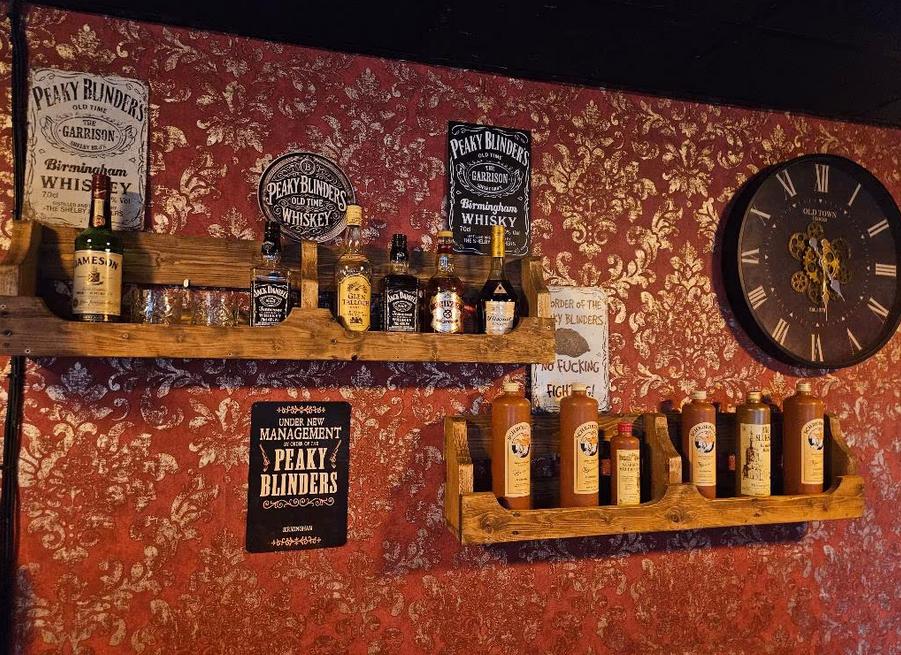 Houten flessenrek voor in de Mancave., Ophalen of Verzenden, Nieuw, Hout, 5 tot 15 flessen