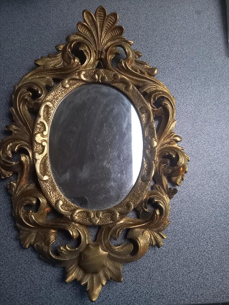 Antieke barok spiegel, Antiek en Kunst, Antiek | Spiegels, Ophalen of Verzenden