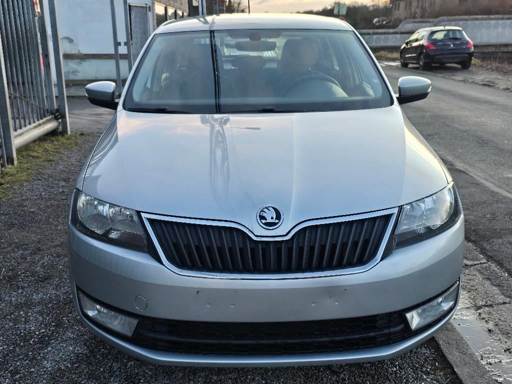 SKODA RAPID 1.4 TDI 2017 AIRCO/GPS/129.000 KM/EURO 6b, Auto's, Euro 6, Bedrijf, Elektrische buitenspiegels, 66 kW