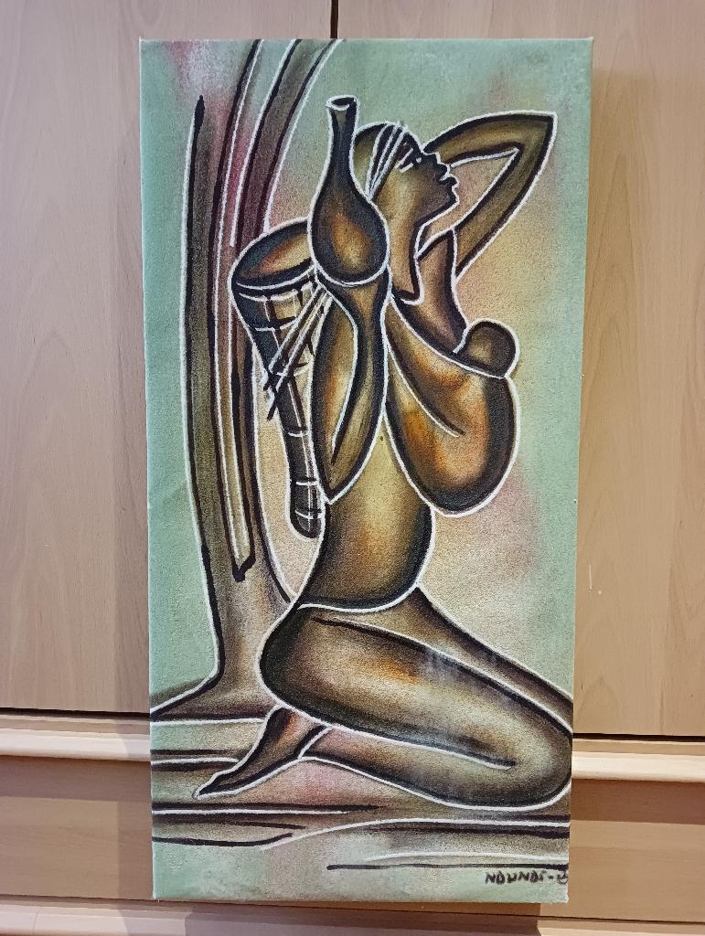 2 peintures africaine, Maison & Meubles, Enlèvement