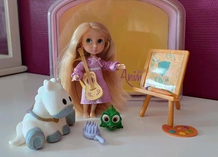 Disney animator's collection Rapunzel koffertje, Ophalen of Verzenden, Gebruikt, Popje
