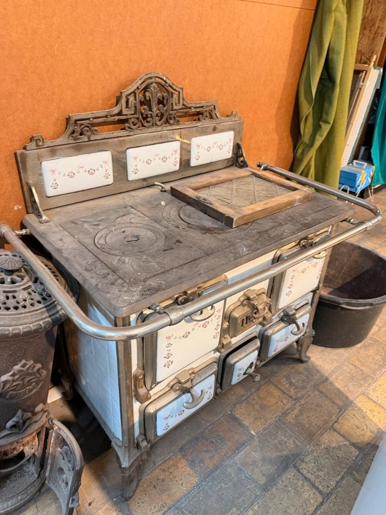 Cuisinière ancienne Fonderies Bruxelloises "Phare", Enlèvement