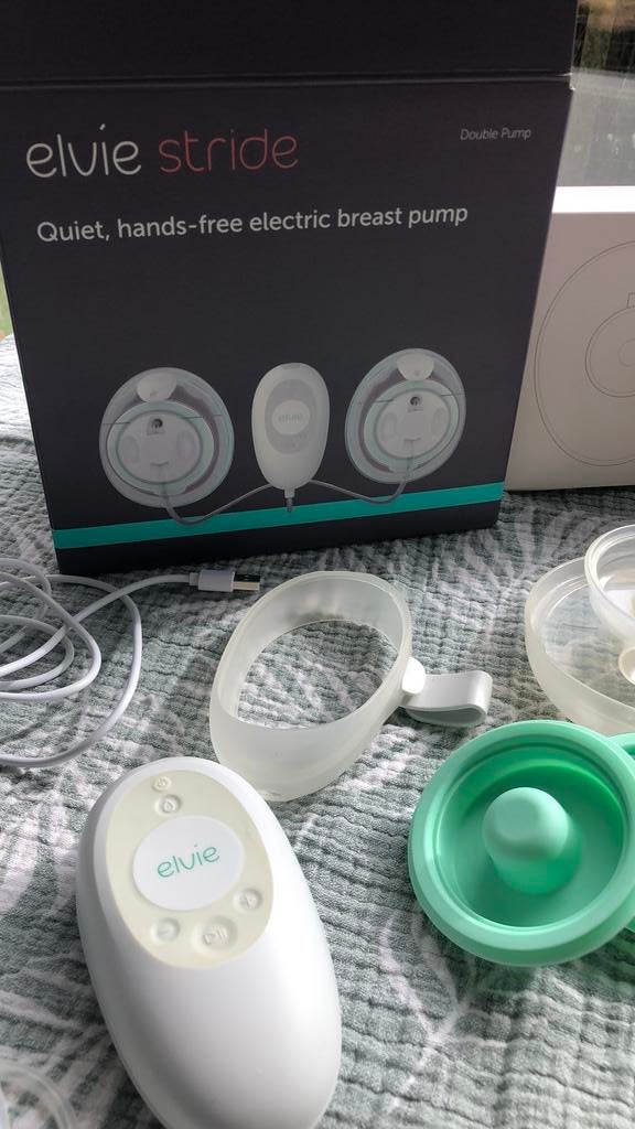 Elvie Stride dubbele handsfree borstkolf – zeer goede staat, Kinderen en Baby's, Babyvoeding en Toebehoren, Ophalen, Gebruikt