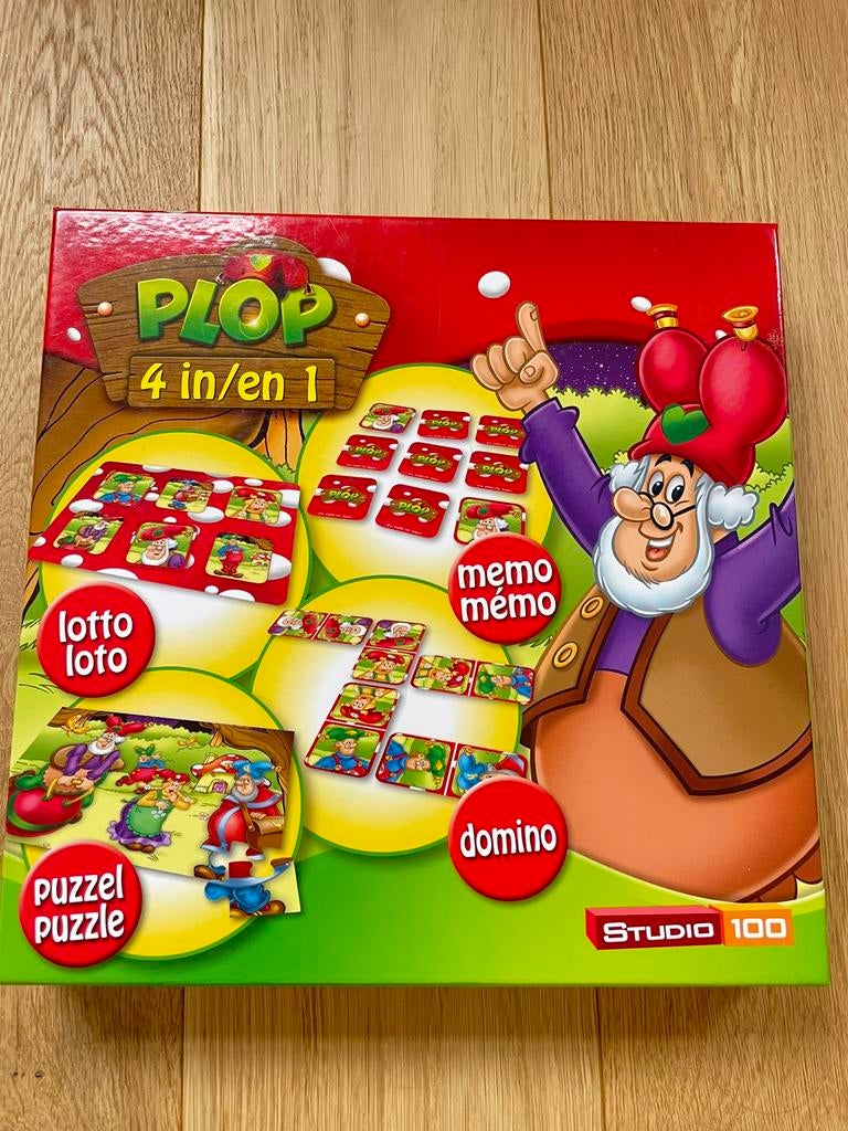 Plop spel 4 in 1 in hele goede staat!, Ophalen, Zo goed als nieuw