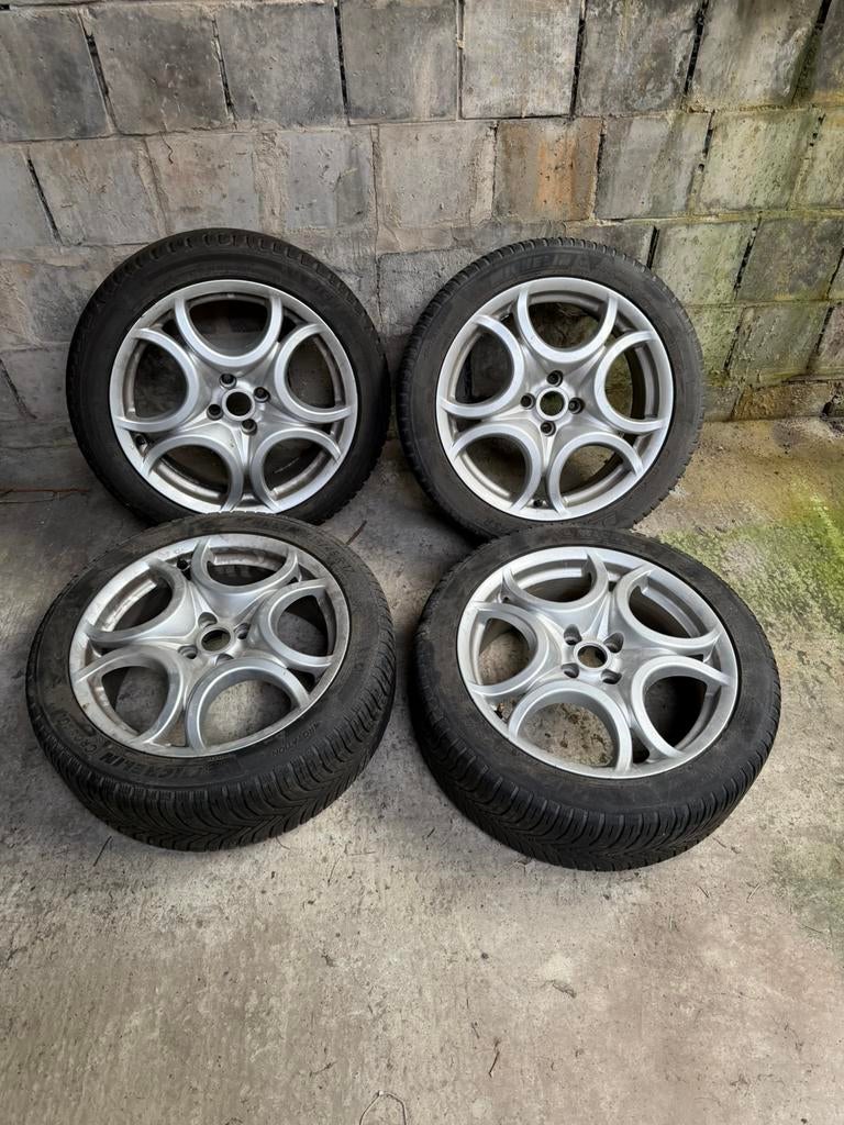 Jantes alfa Romeo mito origine 17 pouces 215/45/r17, Pneus et Jantes, 4 Saisons, 17 pouces, Enlèvement