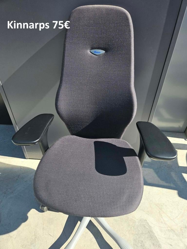 chaise de bureau noir ( plusieurs modèles), Maison & Meubles, Enlèvement, Utilisé, Chaise de bureau, Ergonomique