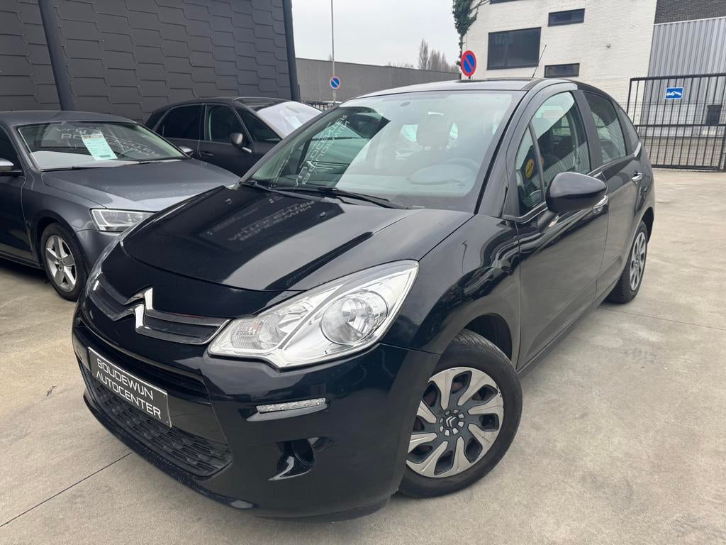 Citroën C3 1.0Benzine 140.xxxkm/Parkeersensor,Garantie, Auto's, Citroën, Voorwielaandrijving, Stof, Zwart, Zwart